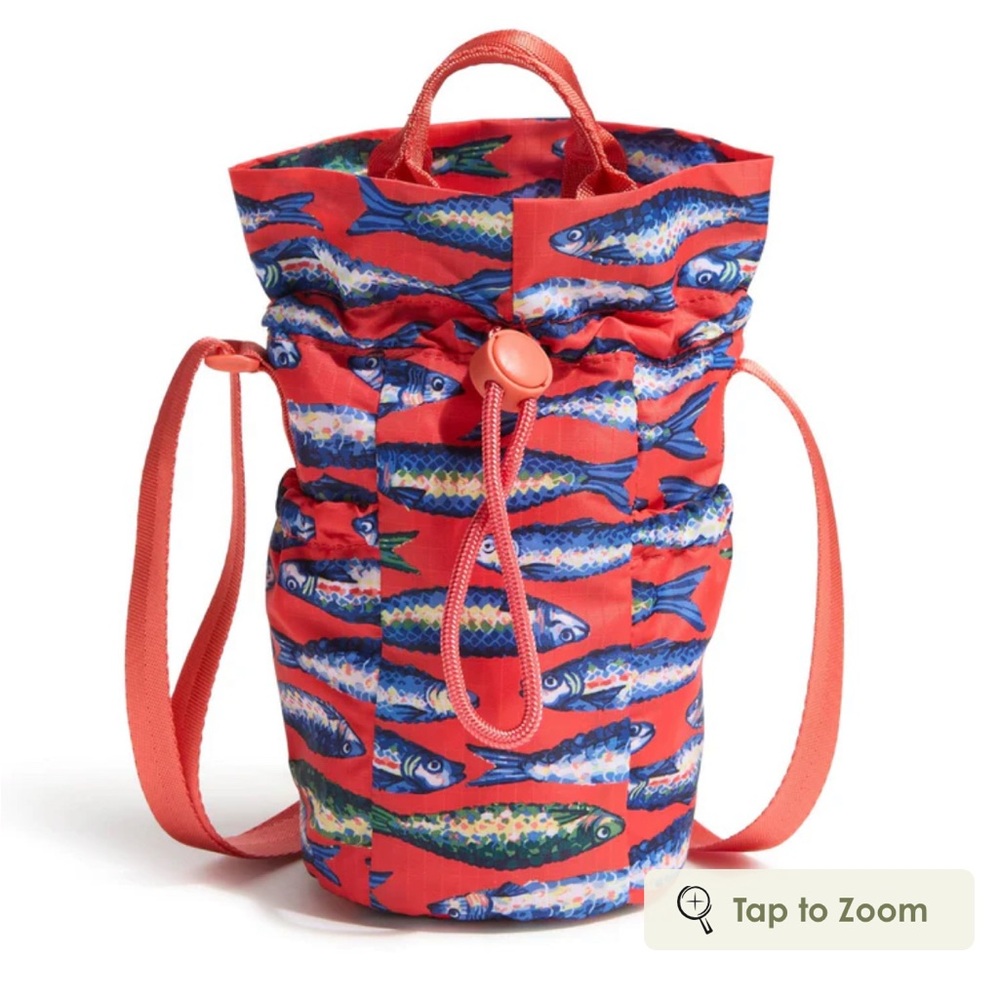 Vera Bradley Fish Tale Pattern Crossbody Bag